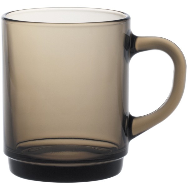 Szklanka z uchem Duralex Versailles Sepia 260 ml brązowa 6 sztuk zestaw do serwowania napojów