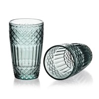 Komplet szklanek Ella Green 4 sztuki 370 ml do napojów