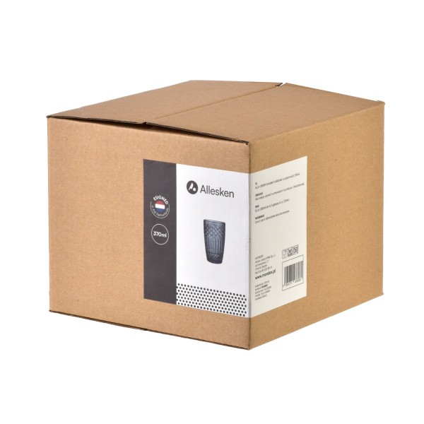 Komplet szklanek Ella Green 4 sztuki 370 ml do napojów
