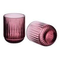Komplet szklanek Elise Purple 4 sztuki 260 ml do serwowania napojów