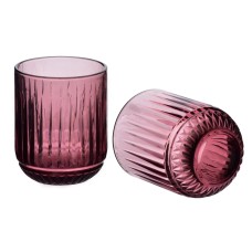 Komplet szklanek Elise Purple 4 sztuki 260 ml do serwowania napojów