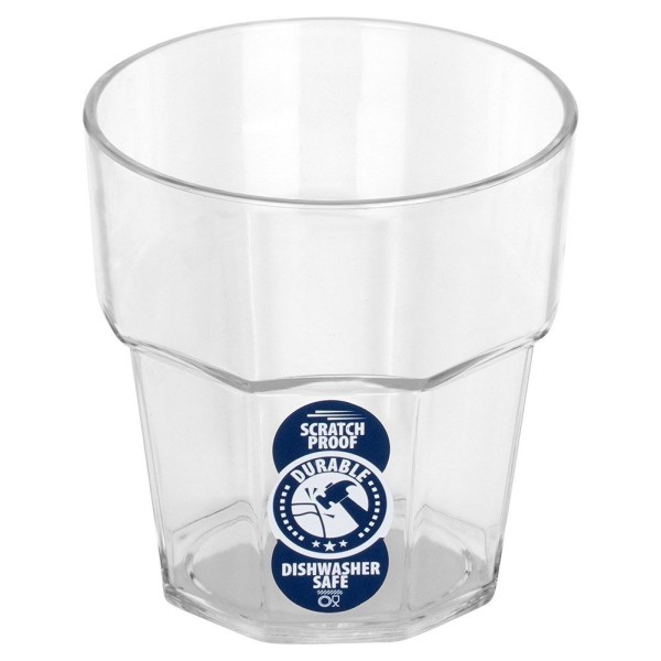 Пляшка/склянка VILDE 139805 акрилова 275 мл, ударостійка для пікніка та дому