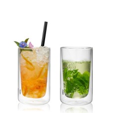 Szklanki termiczne Gefu Mira 350 ml, zestaw 2 sztuk do gorących i zimnych napojów