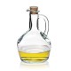 Karafka szklana Modern Kitchen 400 ml z korkiem do serwowania napojów