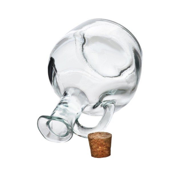 Karafka szklana Modern Kitchen 400 ml z korkiem do serwowania napojów