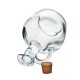 Karafka szklana Modern Kitchen 400 ml z korkiem do serwowania napojów