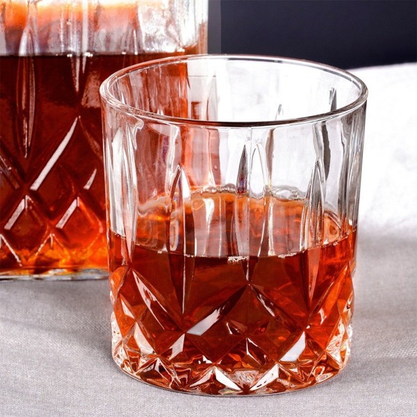 Набір: Карафа і склянки, VILDE 139665 — для віскі та наливок, 900 мл, 5 ел.