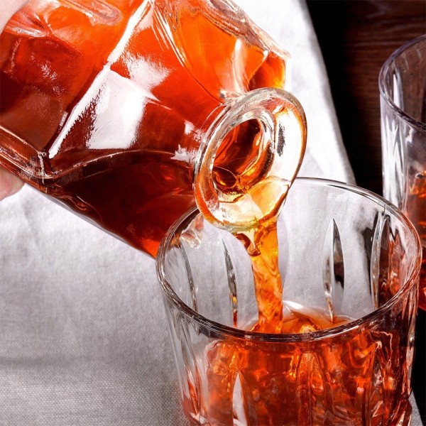 Набір: Карафа і склянки, VILDE 139665 — для віскі та наливок, 900 мл, 5 ел.