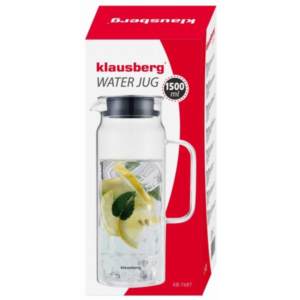 Dzbanek szklany Klausberg KB-7687 1,5L do napojów