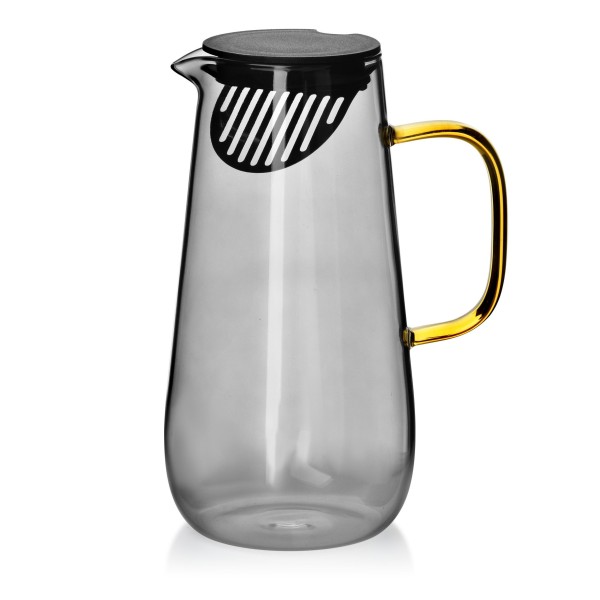 Dzbanek szklany Peter 1,5L szary do serwowania napojów