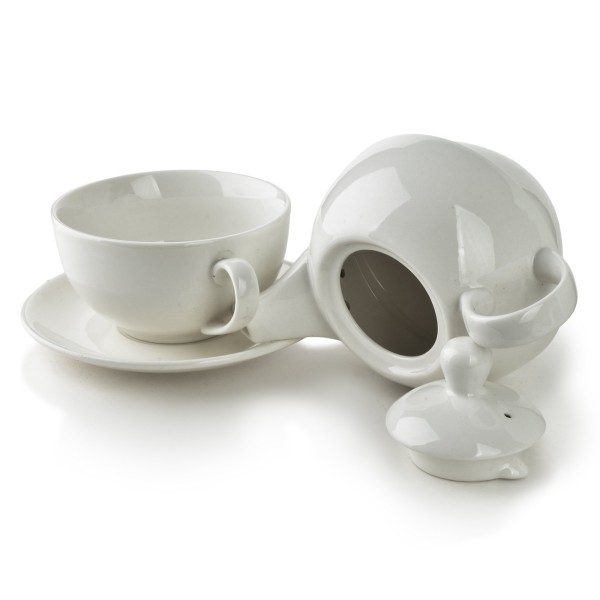 Dzbanek z filiżanką Mondex BASIC TEA FOR ONE (280/410 ml)