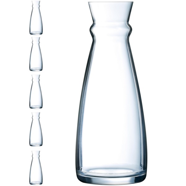 Посудина для напоїв Arcoroc Fluid скляна, 1 л, набір 6 шт, для вина і води Hendi L3965