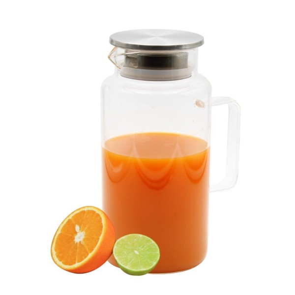 Глечик, Brunbeste BB-2884, для напоїв і лимонаду 1.8 л, скляний для подачі на стіл