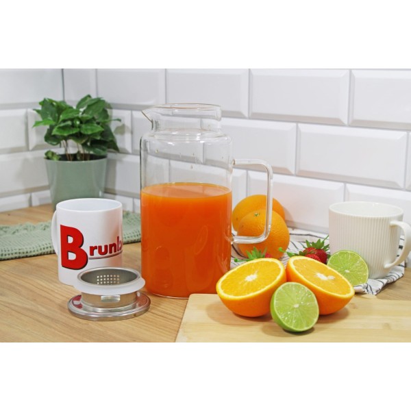 Глечик, Brunbeste BB-2884, для напоїв і лимонаду 1.8 л, скляний для подачі на стіл