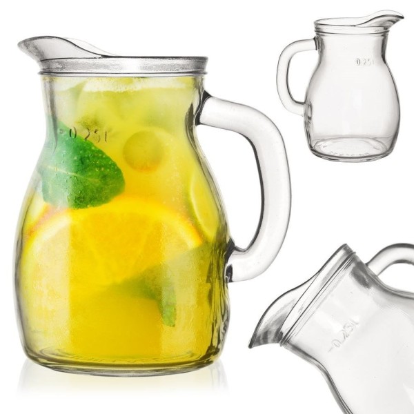 Дзбанок ORION 126654, скляний 300 мл — для напоїв (сік, вода, компот, вино)