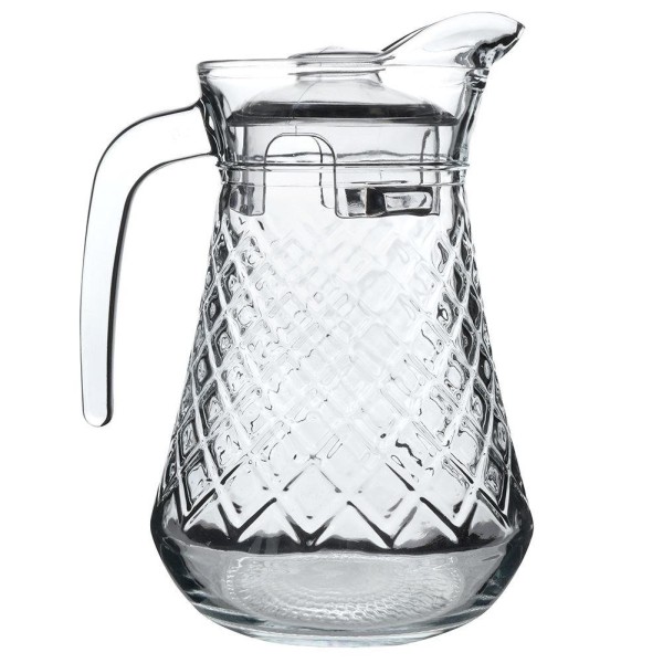 Глечик VILDE 139291 для напоїв 1.4 л, скляний — для води, соку, чаю, лимонаду