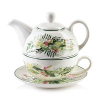 Dzbanek z filiżanką IDYLLIC Tea For One 400ml/300ml do parzenia herbaty