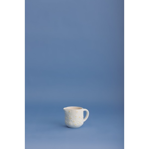 Молочник, PK, Daisy — керамічний для подачі молока й вершків, білий