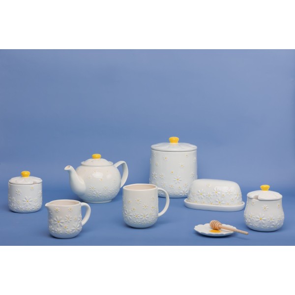 Молочник, PK, Daisy — керамічний для подачі молока й вершків, білий