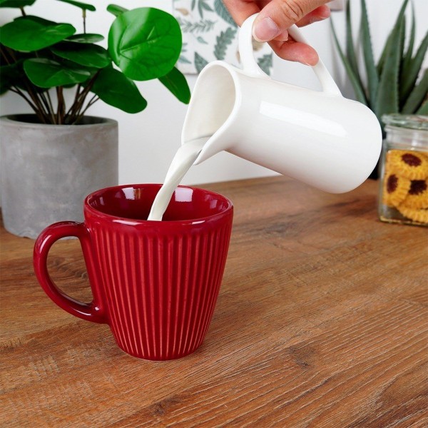 Mlecznik porcelanowy Vilde 153536 dzbanek do mleka biały 200 ml