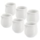 Zestaw mleczników Orion Mona 6 sztuk porcelanowych 40 ml do serwowania sosu i mleka