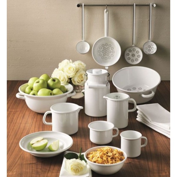 Кобленок, Riess, Kanka babci Classic WEISS, керамічний молочник 1,5 л для подачі молока та вершків