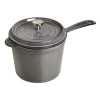 Sosjerka Staub z pokrywką 2,8 l szara do serwowania sosów