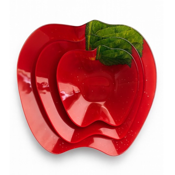 Miseczka Aria Fresh jabłko 15,2x15x3,3 cm do serwowania