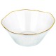 Салатна миска VILDE 139716, скло золоте 21 см, 1.2 л — для подачі салатів та закусок