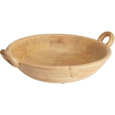 Miska drewniana naturalna 30x35 cm do serwowania