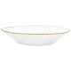 Салатна миска VILDE 139718, скляна золота 20,5 см / 500 мл — для подачі салатів і супів