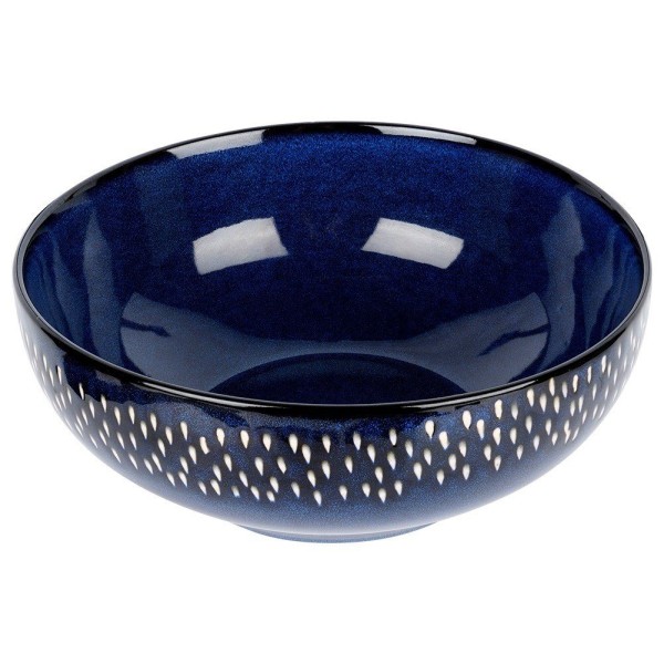 Салатна миска SIAKI COLLECTION 25 см, 2.8 л, керамічна, гранатова — для сервірування салатів