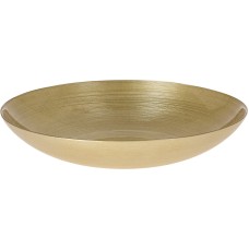Miska szklana 30 cm złota do serwowania