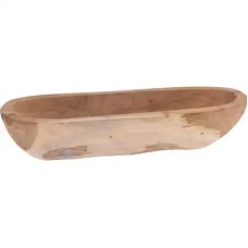 Miski, Lumarko, miska z drewna teakowego 40x11x7 cm do serwowania