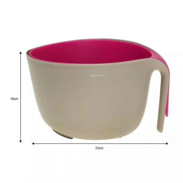 Миска, Kassel 93701, кухонна з друшляком 4 л — для миття та підготовки овочів/салатів