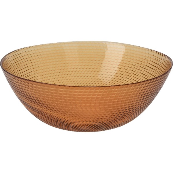 Miski szklane Bursztynowa średnica 24 cm do serwowania