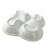 Miska 4‑dzielna Mondex BASIC (25×25×5 cm)