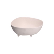 Miska owalna Rituali Domestici Lenuvolecoipiedi na nóżkach do serwowania 15,5x16x8,5 cm