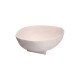 Miska owalna Rituali Domestici Lenuvolecoipiedi na nóżkach do serwowania 15,5x16x8,5 cm