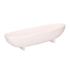 Miska podłużna Rituali Domestici Lenuvolecoipiedi do serwowania na nóżkach 39x11,5x9,5 cm