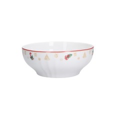 Miska do sałatki La Porcellana Bianca Christmas Edition 23 cm