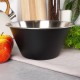 КУХОННА МИСКА МЕТАЛЕВА СТАЛЬ ЧОРНА 22 СМ 2 Л VILDE 259646