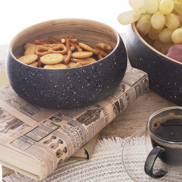 Бамбукова миска для фруктових цукерок 14 см 550 мл ORION 129855