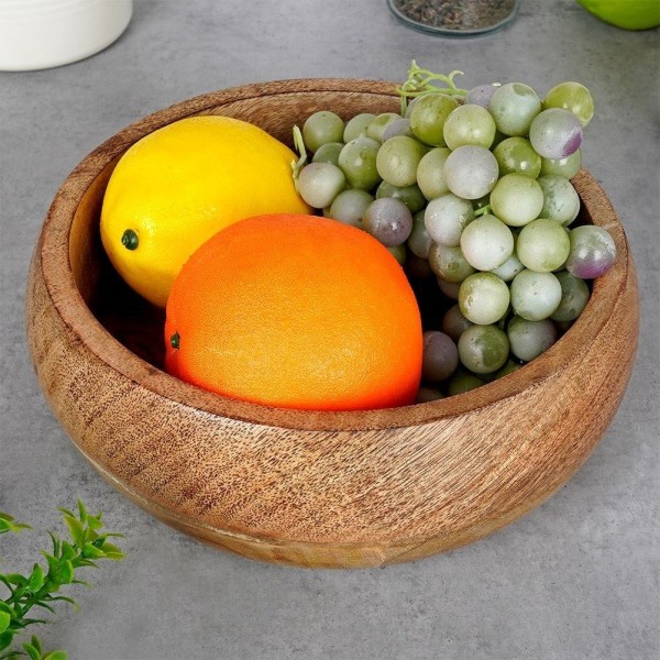 Миска для подачі Orion Mango 18.5 см 900 мл для закусок і фруктів з дерева