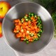 Миска для кухні Vilde 259639, металева сталева срібляста, 21.5 см, 1.9 л для сервірування