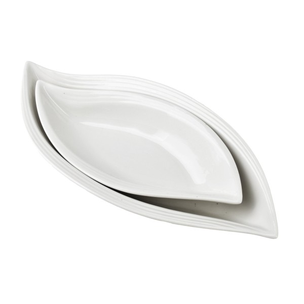 Miska BASIC łezka 36,5x16,5x6,5 cm do serwowania