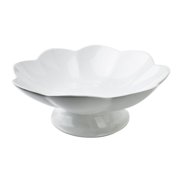 Salaterka Basic naczynie na nodze 24,5x24,5x9 cm do serwowania