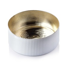 Salaterka Serenite White misa dekoracyjna śr. 22,5 cm, wys. 10 cm