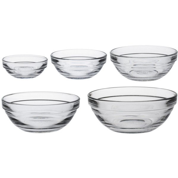 Salaterka Gigogne miseczka transparentna 310 ml zestaw 6 sztuk do serwowania