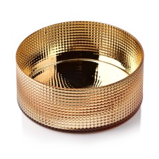 Salaterka Serenite Gold misa dekoracyjna śr.22,5xH10cm do serwowania